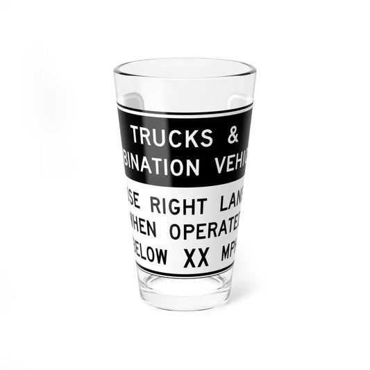 Virginia R4-V4 (Virginia) (Road Sign) Pint Glass 16oz 16oz - Go Mug Yourself
