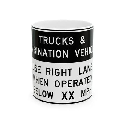Virginia R4-V4 (Virginia) (Road Sign) White Coffee Mug 11oz - Go Mug Yourself