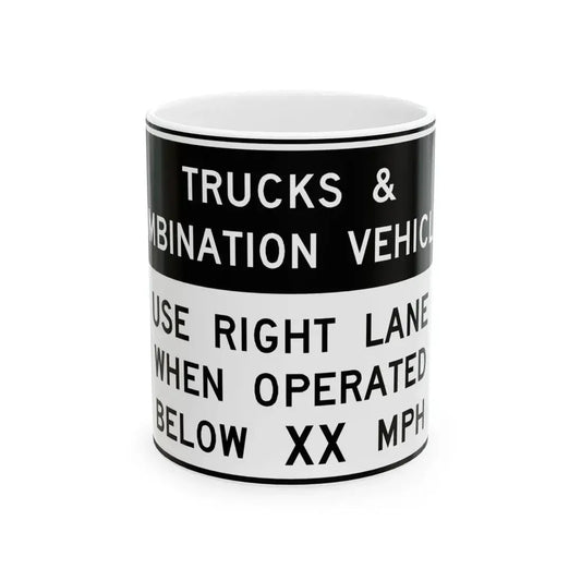 Virginia R4-V4 (Virginia) (Road Sign) White Coffee Mug 11oz - Go Mug Yourself