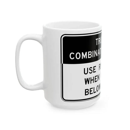 Virginia R4-V4 (Virginia) (Road Sign) White Coffee Mug - Go Mug Yourself