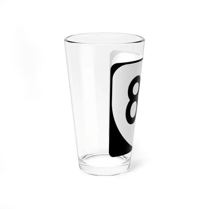 Virginia template two-digit (Virginia) (Road Sign) Pint Glass 16oz - Go Mug Yourself