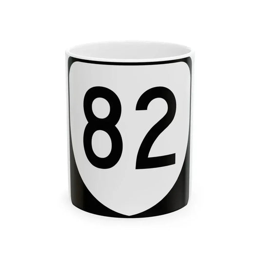 Virginia template two-digit (Virginia) (Road Sign) White Coffee Mug 11oz - Go Mug Yourself