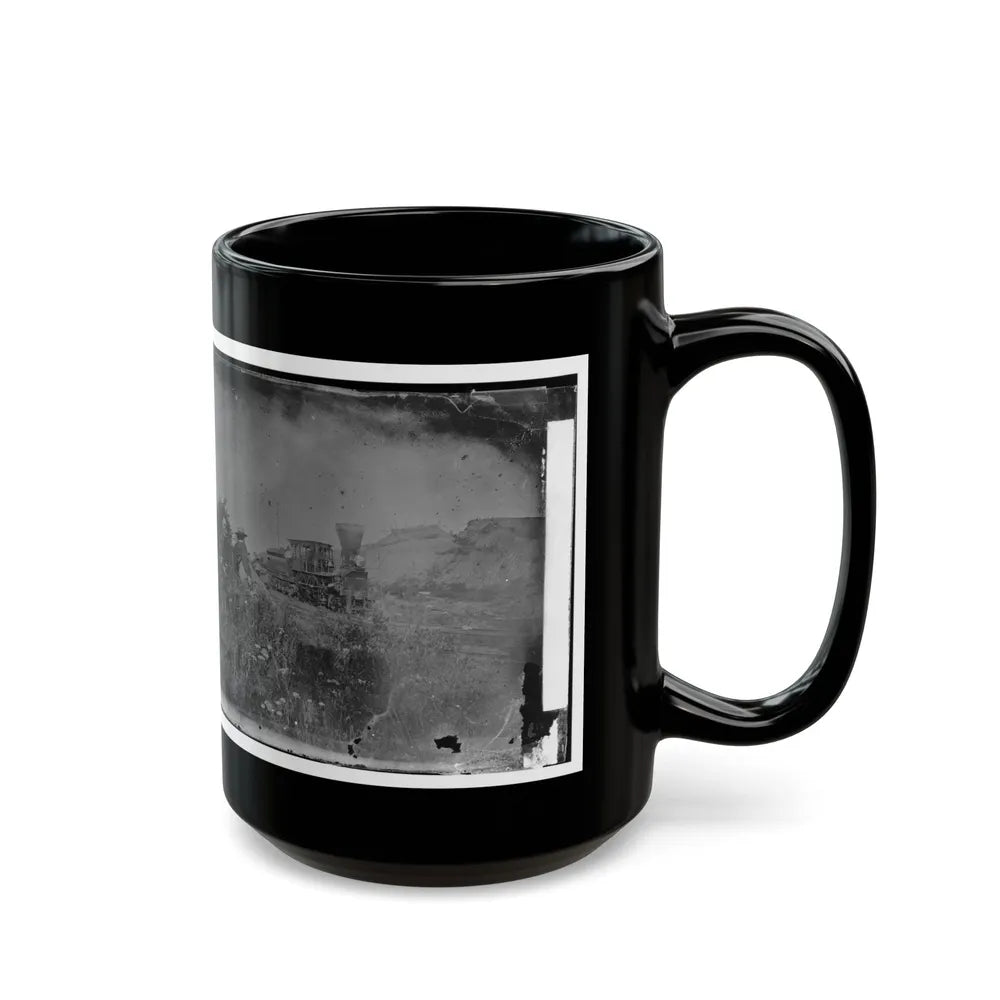 Virginia. Locomotive On The Orange & Alexandria Railroad (U.S. Civil War) Black Coffee Mug-Go Mug Yourself