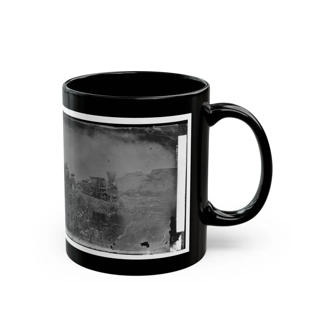 Virginia. Locomotive On The Orange & Alexandria Railroad (U.S. Civil War) Black Coffee Mug-Go Mug Yourself