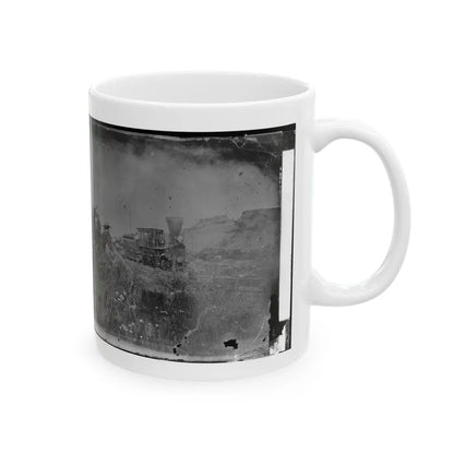 Virginia. Locomotive On The Orange & Alexandria Railroad (U.S. Civil War) White Coffee Mug-Go Mug Yourself