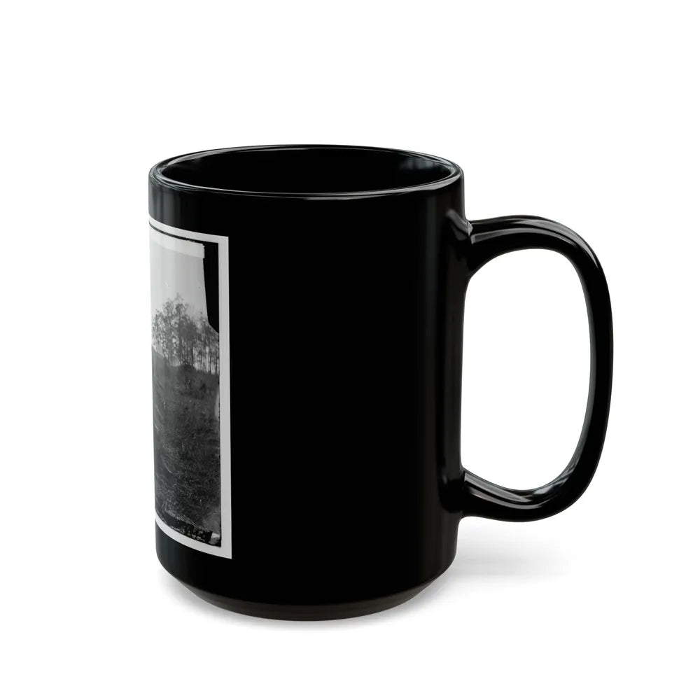 Virginia. Tracks Of The Orange & Alexandria Railroad, Destroyed By The Confederates Between Bristow Station And The Rappahannock (U.S. Civil War) Black Coffee Mug-Go Mug Yourself