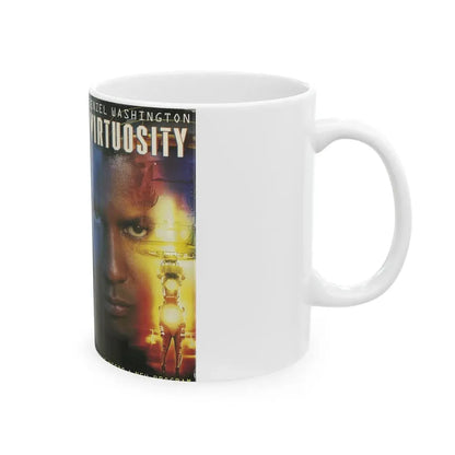 VIRTUOSITY (VHS COVER) - White Coffee Mug - Go Mug Yourself