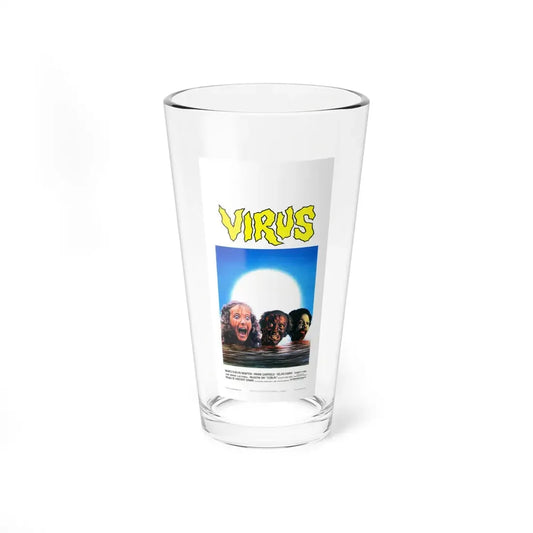 VIRUS (HELL OF THE LIVING DEAD) 1980 Movie Poster - Pint Glass 16oz 16oz - Go Mug Yourself