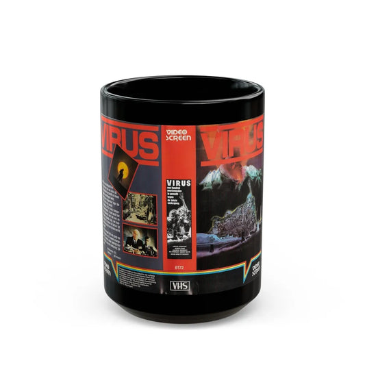 VIRUS (VHS COVER) - Black Coffee Mug-15oz-Go Mug Yourself