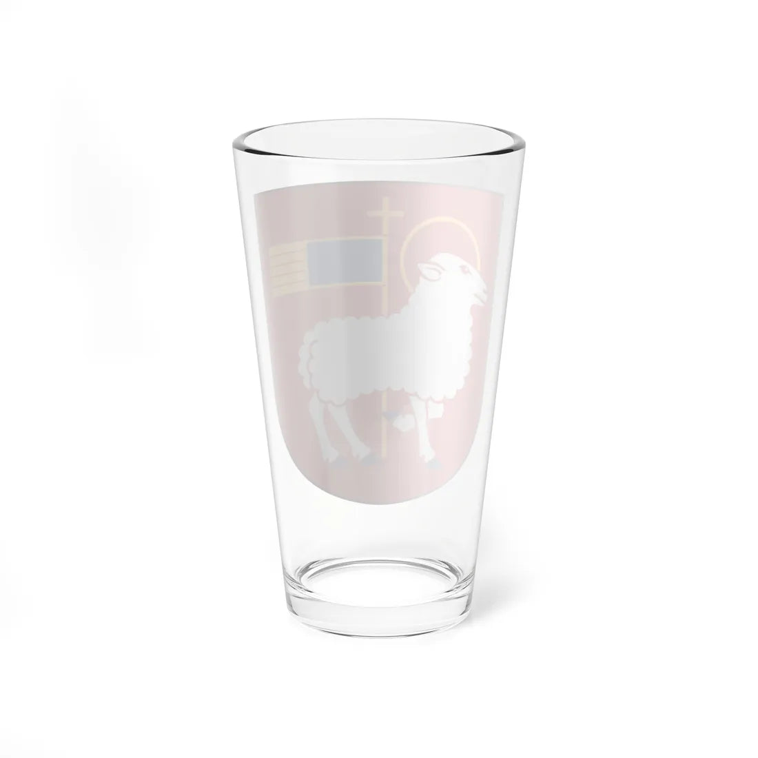 Visby stift vapen (Sweden) (Coat of Arms) Pint Glass 16oz - Go Mug Yourself