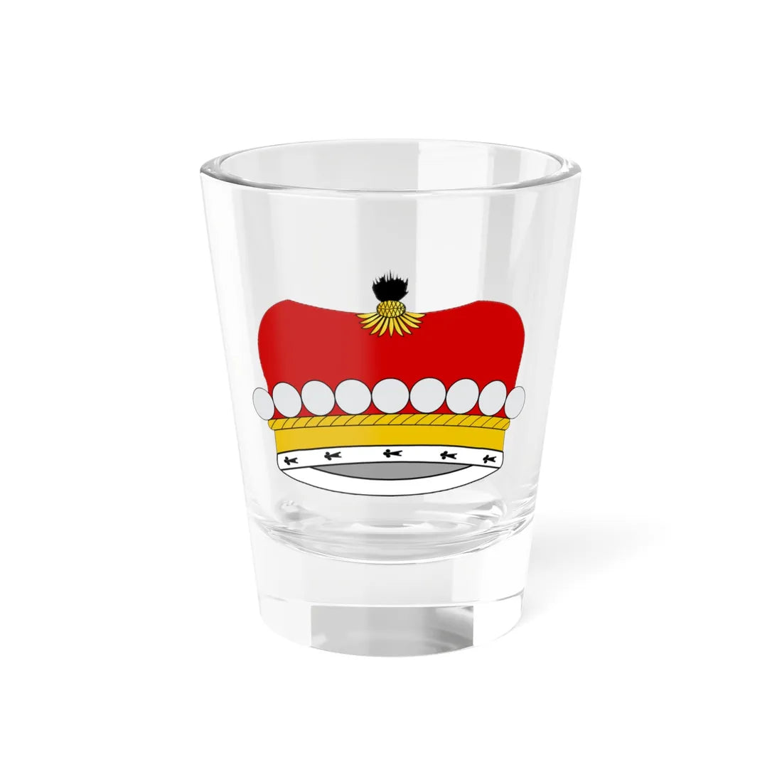 Viscount Coronet (United Kingdom) (Coat of Arms) Shot Glass 1.5oz 1.5oz - Go Mug Yourself