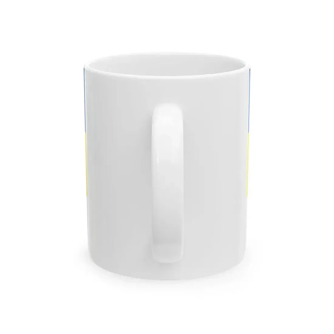 Vise flag 2 (Belgium) White Coffee Mug - Go Mug Yourself