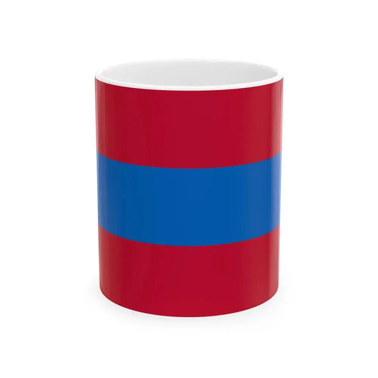 Vise flag 3 (Belgium) White Coffee Mug 11oz - Go Mug Yourself