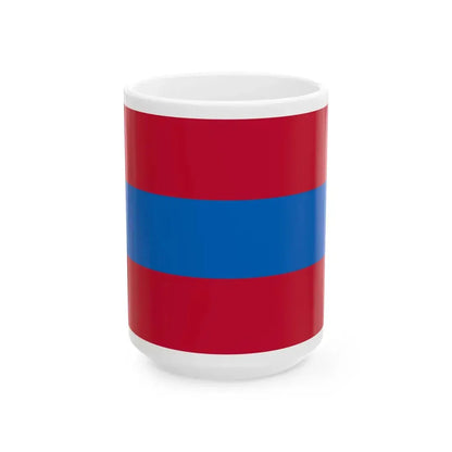 Vise flag 3 (Belgium) White Coffee Mug 15oz - Go Mug Yourself