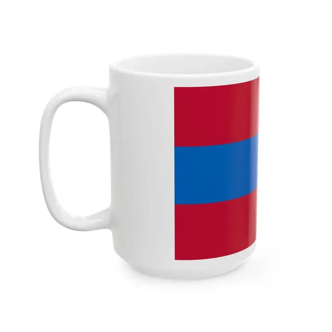 Vise flag 3 (Belgium) White Coffee Mug - Go Mug Yourself