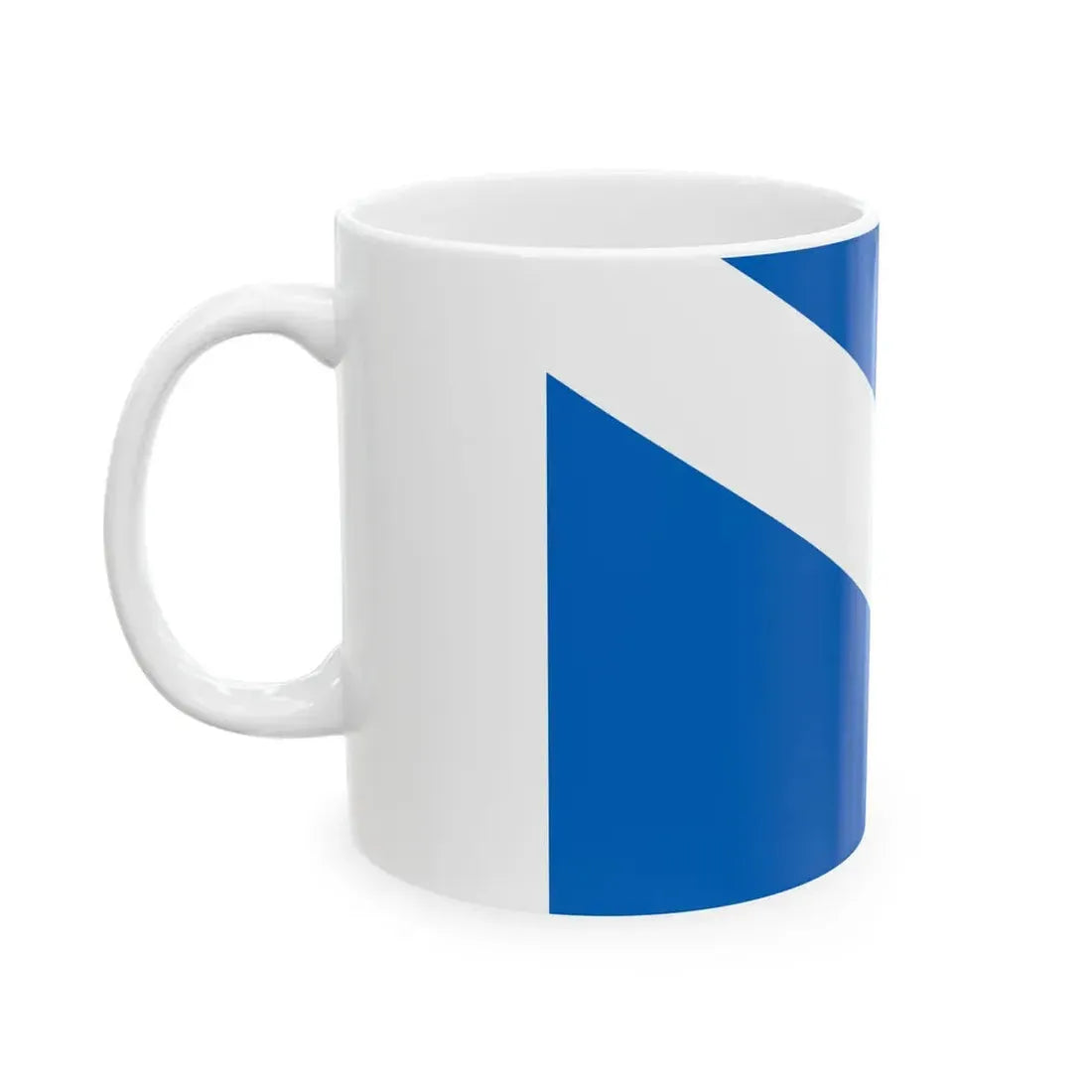 Vise flag 4 (Belgium) White Coffee Mug - Go Mug Yourself