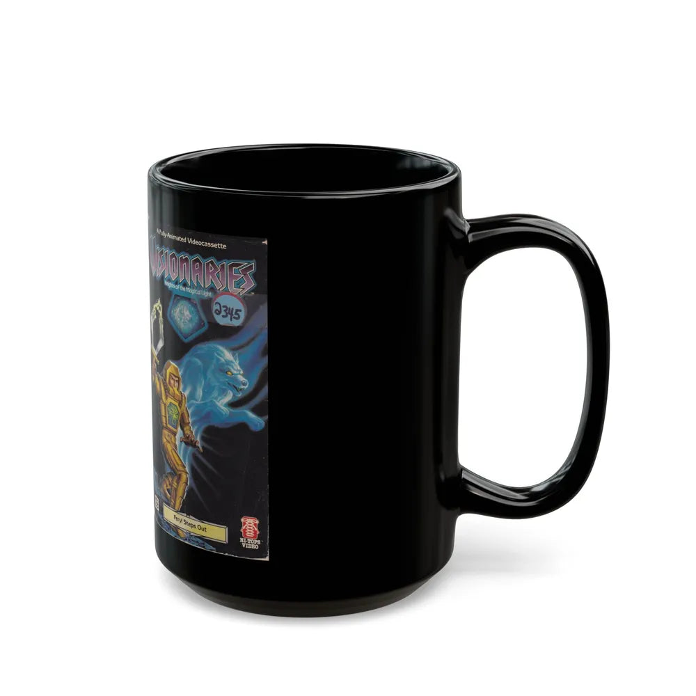 VISIONARIES KNIGHTS OF THE MAGICAL LIGHT FERYL STEPS OUT (VHS COVER) - Black Coffee Mug-Go Mug Yourself