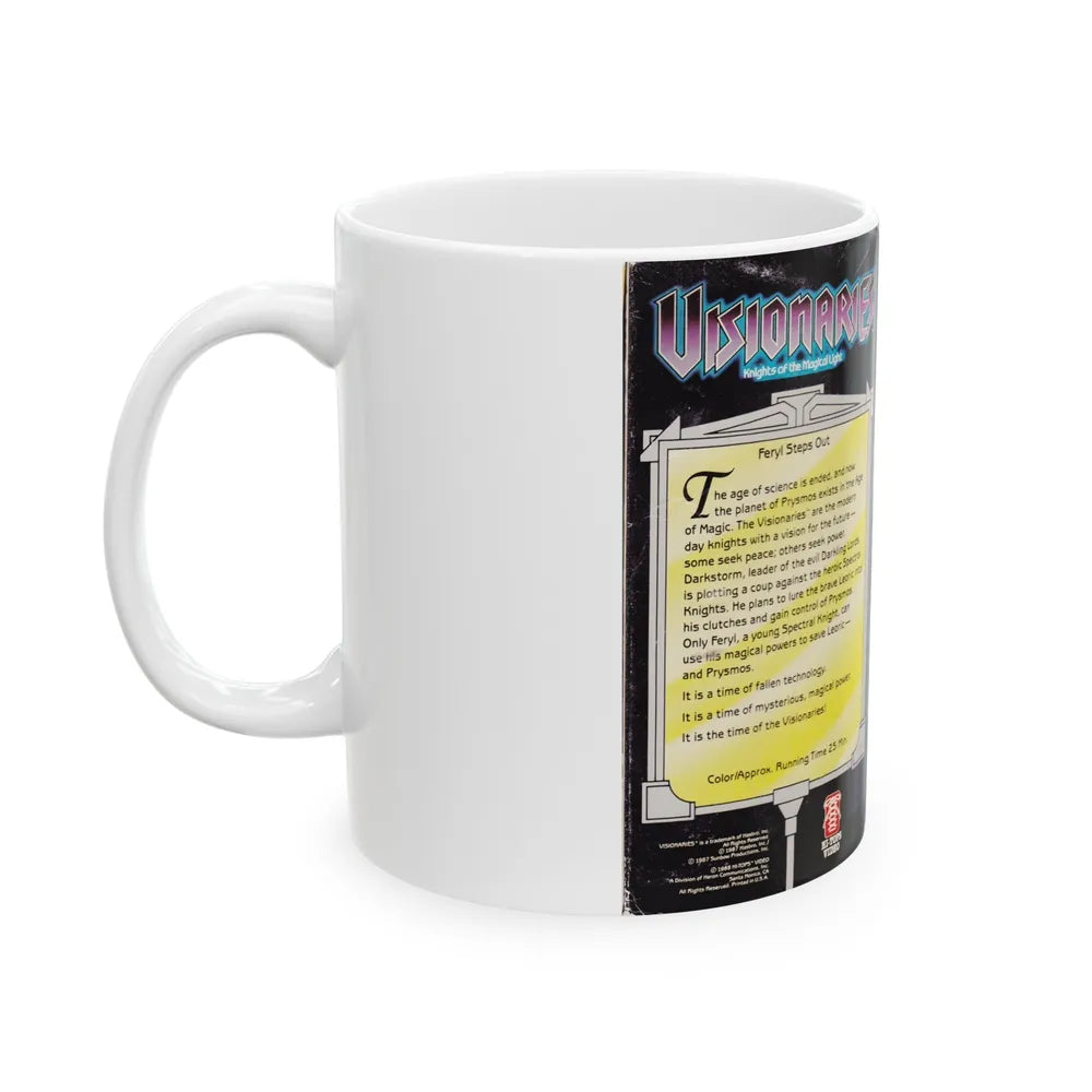 VISIONARIES KNIGHTS OF THE MAGICAL LIGHT FERYL STEPS OUT (VHS COVER) - White Coffee Mug-Go Mug Yourself