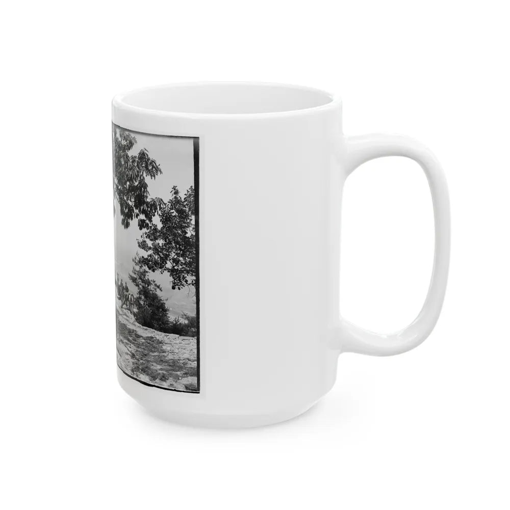 Visitors Observing View From Point At Chickamauga And Chattanooga National Military Park (U.S. Civil War) White Coffee Mug-Go Mug Yourself