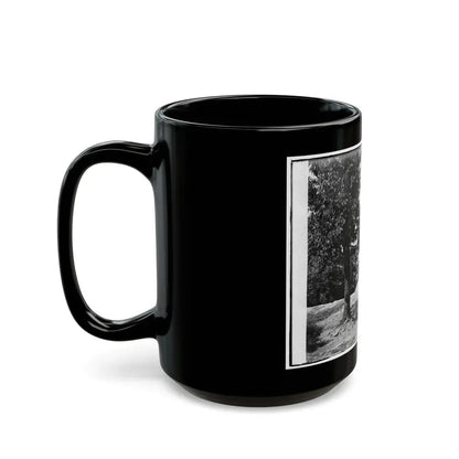 Visitors Observing View From Point At Chickamauga And Chattanooga National Military Park (U.S. Civil War) Black Coffee Mug - Go Mug Yourself