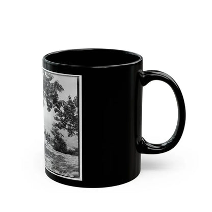 Visitors Observing View From Point At Chickamauga And Chattanooga National Military Park (U.S. Civil War) Black Coffee Mug - Go Mug Yourself