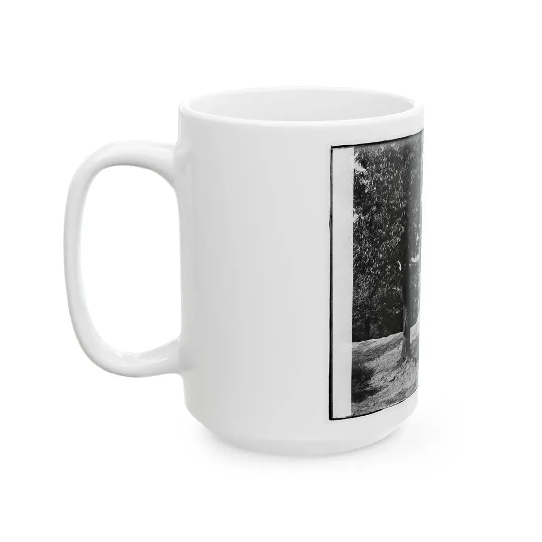 Visitors Observing View From Point At Chickamauga And Chattanooga National Military Park (U.S. Civil War) White Coffee Mug - Go Mug Yourself