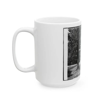 Visitors Observing View From Point At Chickamauga And Chattanooga National Military Park (U.S. Civil War) White Coffee Mug - Go Mug Yourself