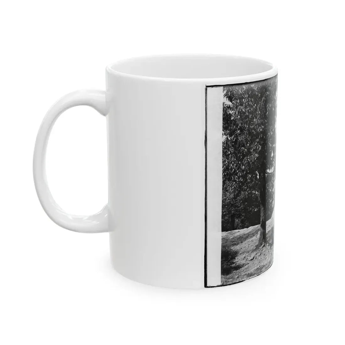 Visitors Observing View From Point At Chickamauga And Chattanooga National Military Park (U.S. Civil War) White Coffee Mug - Go Mug Yourself