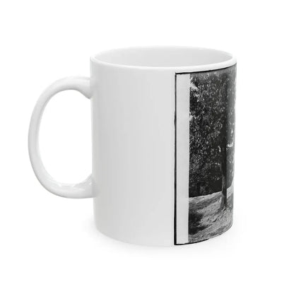 Visitors Observing View From Point At Chickamauga And Chattanooga National Military Park (U.S. Civil War) White Coffee Mug - Go Mug Yourself