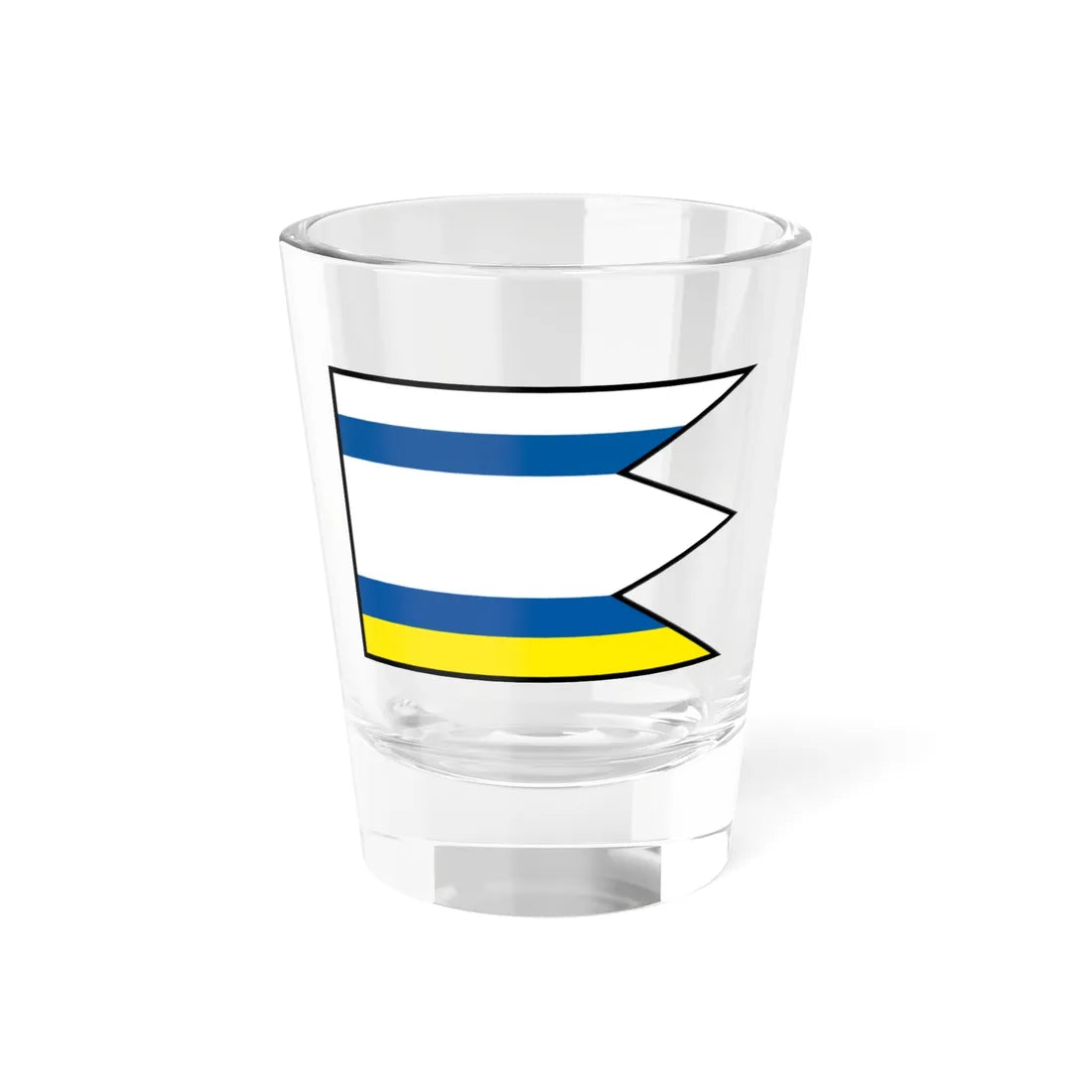 Vistuk Pezinok Flag (Slovakia) Shot Glass 1.5oz 1.5oz - Go Mug Yourself