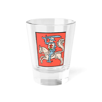 Vitaŭt Vialiki Pahonia. Вітаўт Вялікі Пагоня 1536 crop (Belarus) (Coat of Arms) Shot Glass 1.5oz 1.5oz - Go Mug Yourself