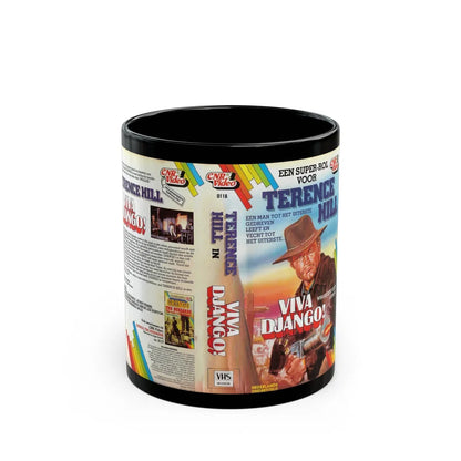 VIVA DJANGO (VHS COVER) - Black Coffee Mug-11oz-Go Mug Yourself