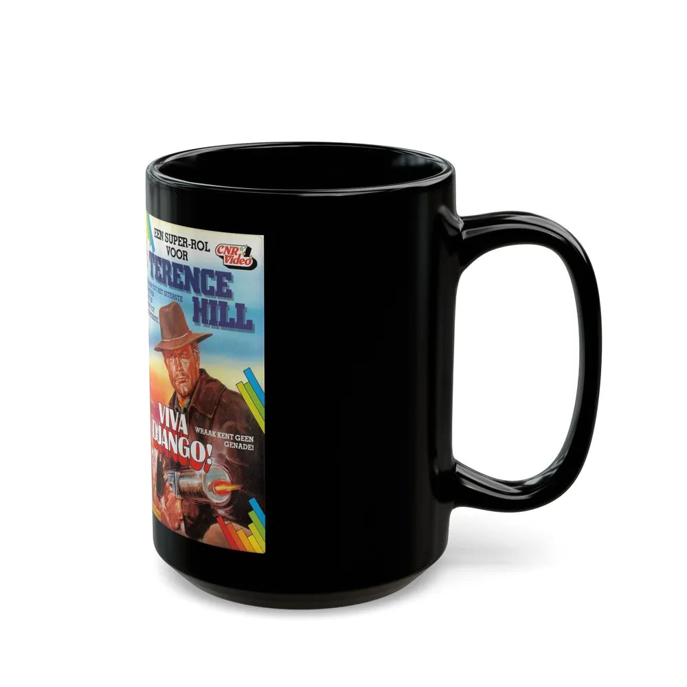 VIVA DJANGO (VHS COVER) - Black Coffee Mug-Go Mug Yourself