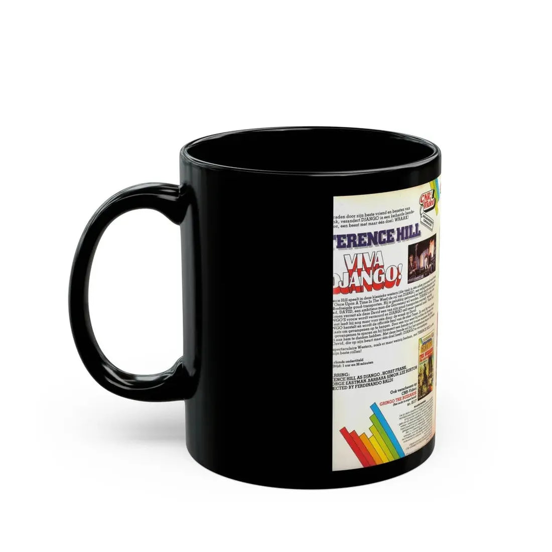 VIVA DJANGO (VHS COVER) - Black Coffee Mug - Go Mug Yourself