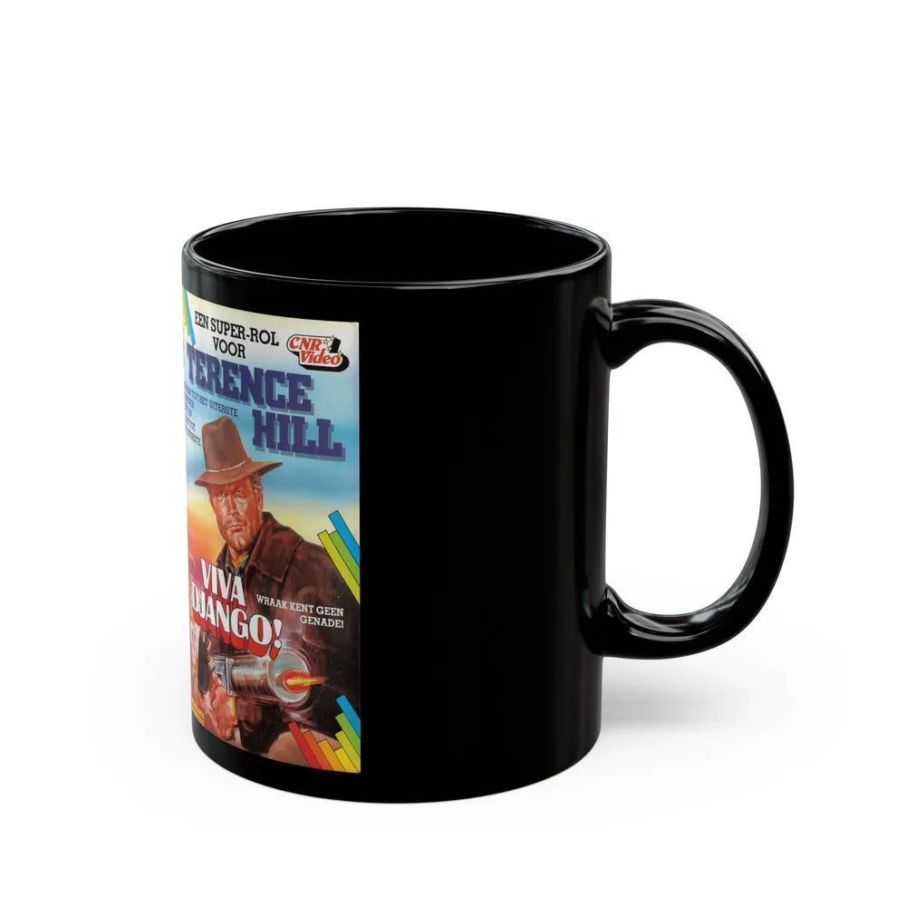 VIVA DJANGO (VHS COVER) - Black Coffee Mug-Go Mug Yourself