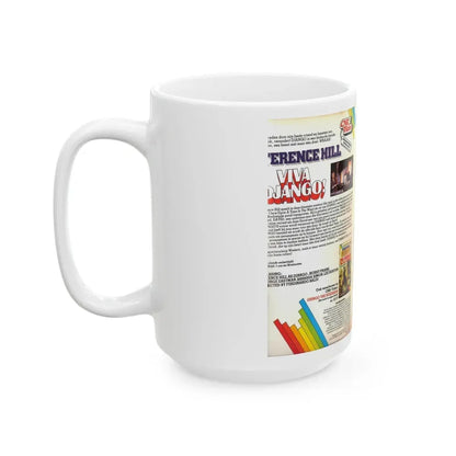 VIVA DJANGO (VHS COVER) - White Coffee Mug - Go Mug Yourself