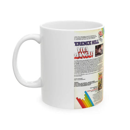 VIVA DJANGO (VHS COVER) - White Coffee Mug - Go Mug Yourself