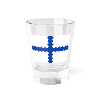 Vlag Beersel (Belgium) Shot Glass 1.5oz 1.5oz - Go Mug Yourself