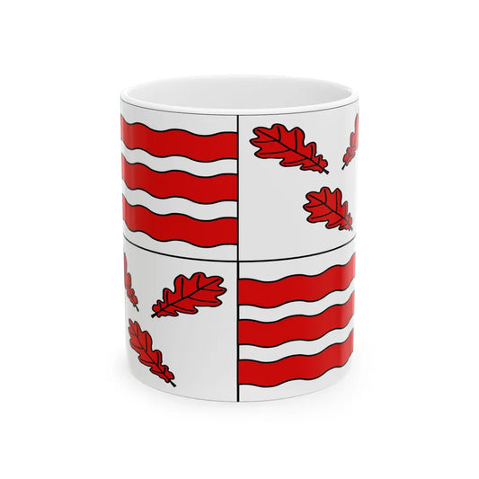 Vlag Froidchapelle (Belgium) White Coffee Mug 11oz - Go Mug Yourself