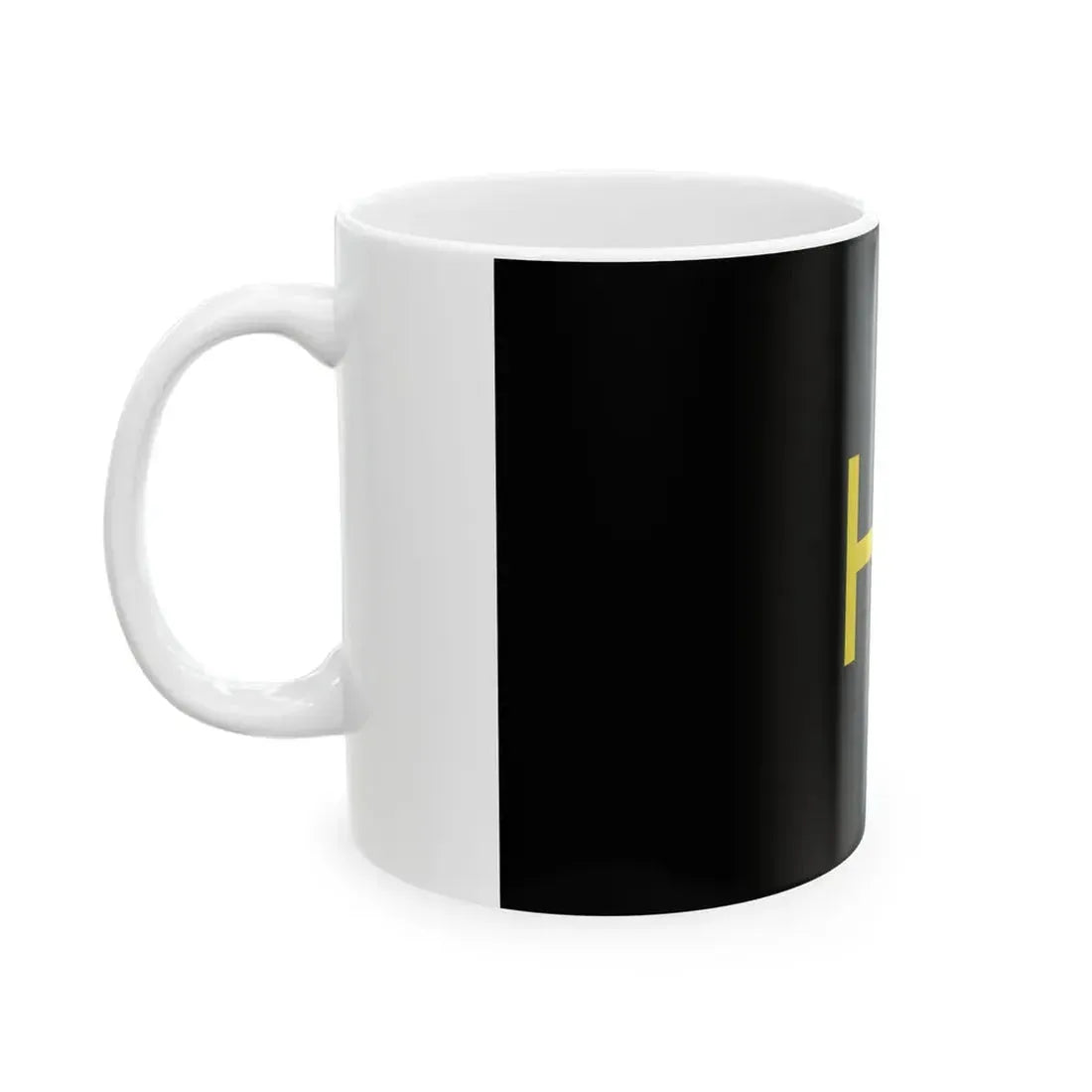 Vlag Hechtel-Eksel (Belgium) White Coffee Mug - Go Mug Yourself