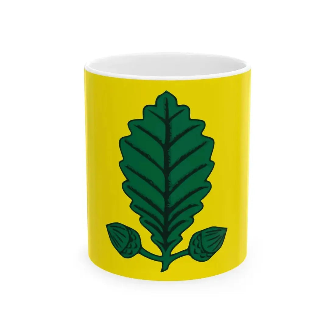 Vlag Heusden-Zolder (Belgium) White Coffee Mug 11oz - Go Mug Yourself