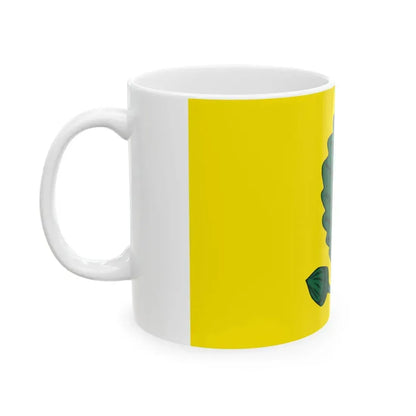 Vlag Heusden-Zolder (Belgium) White Coffee Mug - Go Mug Yourself