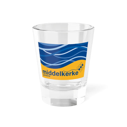 Vlag Middelkerke (Belgium) Shot Glass 1.5oz 1.5oz - Go Mug Yourself