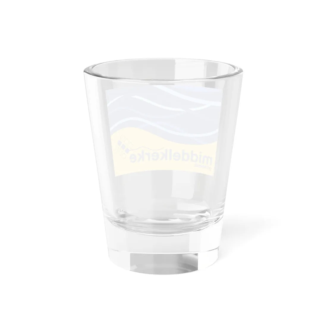 Vlag Middelkerke (Belgium) Shot Glass 1.5oz - Go Mug Yourself
