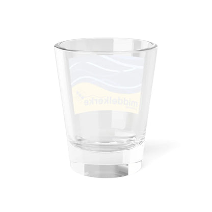 Vlag Middelkerke (Belgium) Shot Glass 1.5oz - Go Mug Yourself