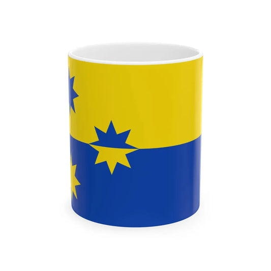 Vlag Stabroek (Belgium) White Coffee Mug 11oz - Go Mug Yourself