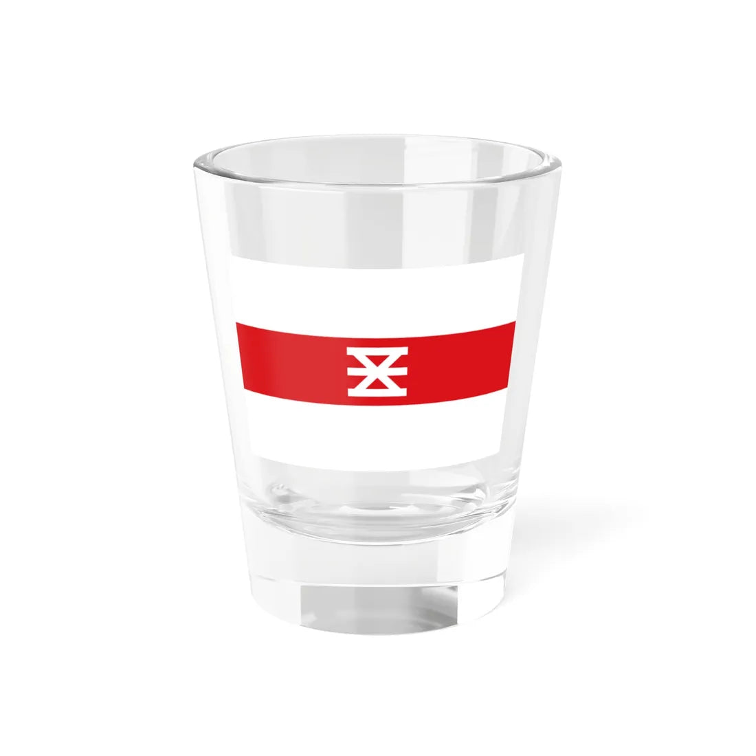 Vlag stad Enschede (Netherlands) Shot Glass 1.5oz 1.5oz - Go Mug Yourself