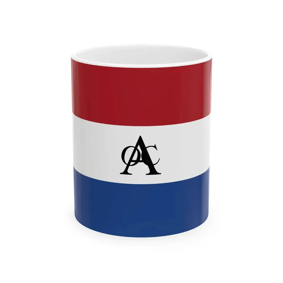 Vlag van de Algemeene Oost-Indische Compagnie (Netherlands) White Coffee Mug 11oz - Go Mug Yourself