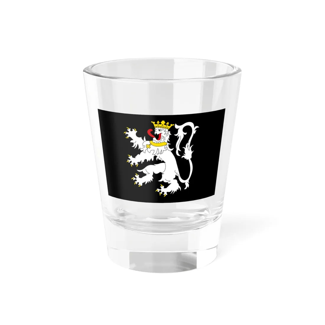 Vlag van Gent (Belgium) Shot Glass 1.5oz 1.5oz - Go Mug Yourself