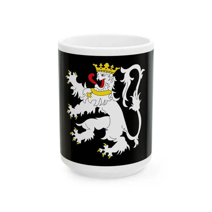 Vlag van Gent (Belgium) White Coffee Mug 15oz - Go Mug Yourself